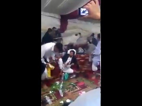 بالفيديو أغرب رد فعل من المعازيم