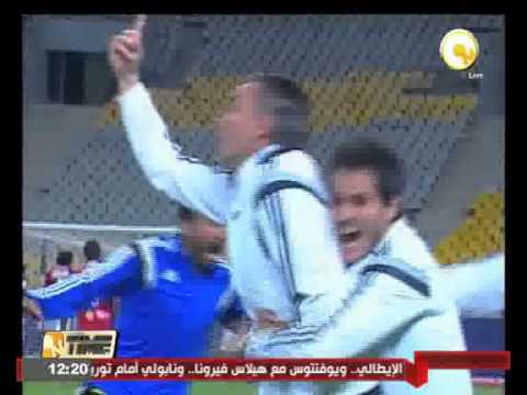 شاهد وادي دجلة يفوز على الأهلي بهدف نظيف في الوقت بدل الضائع للمباراة