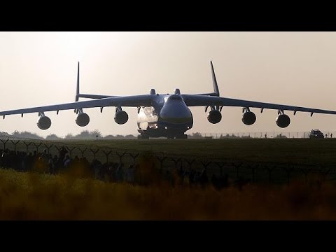 بالفيديو أكبر وأثقل طائرة في العالم أنتونوف 225  تصل إلى أستراليا