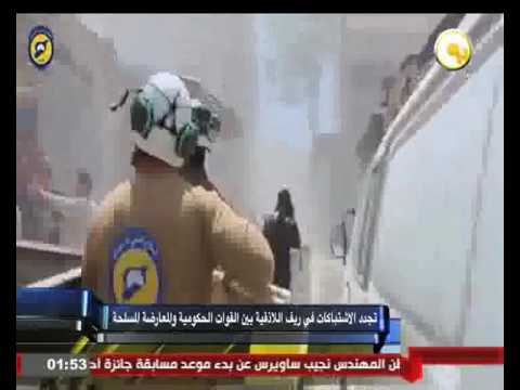 بالفيديو شاهد تجدد الاشتباكات في ريف اللاذقية