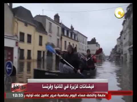 فيضانات غزيرة في ألمانيا وفرنسا