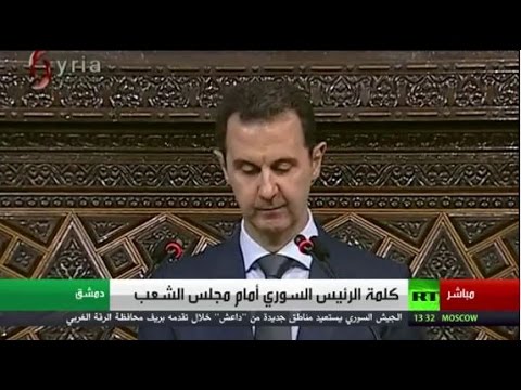 بالفيديو كلمة الرئيس السوري أمام مجلس الشعب
