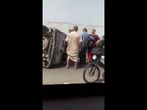 بالفيديو شاهد حادثة سير خطيرة في الدارالبيضاء