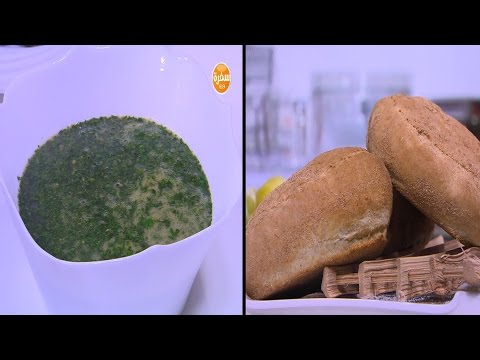 جلاش حلو و خبز شمسي