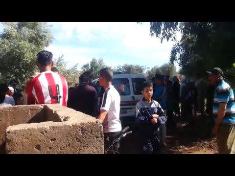 بالفيديوشاهد وفاة شاب غرقا في قناة للري