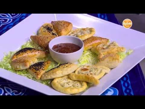 طريقة عمل مناقيش وسمبوسك بالجبنة