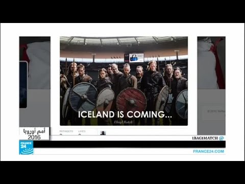 بركان أيسلندا الثائر في كأس الأمم الأوروبية ومواقع التواصل الاجتماعي