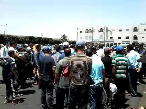 بالفيديو  شرطي مرور ضحية اعتداء في اقليم إنزكان