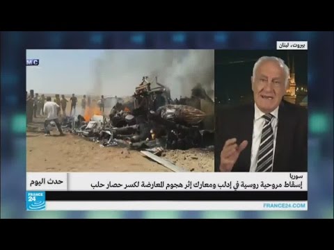 بالفيديو شاهد نجاح مقاتلين في إسقاط مروحية روسية في إدلب