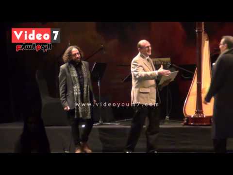 صبحي يسلم الرملي جائزة ساويرس الثقافية