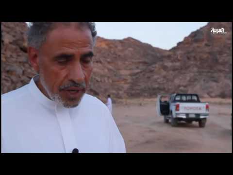 شاهد النقوش الثمودية في حائل شمال السعودية