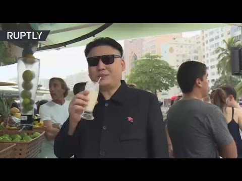 شبيه كيم جونغ أون في مدرجات أولمبياد ريو