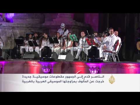 الناصر يقيم حفلاً في المدرج الروماني في مدينة عمّان