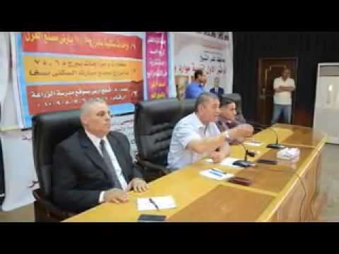 بالفيديو السيد نصر يمنح رؤساء القرى 24 ساعة لمراجعة بالوعات الصرف الصحي