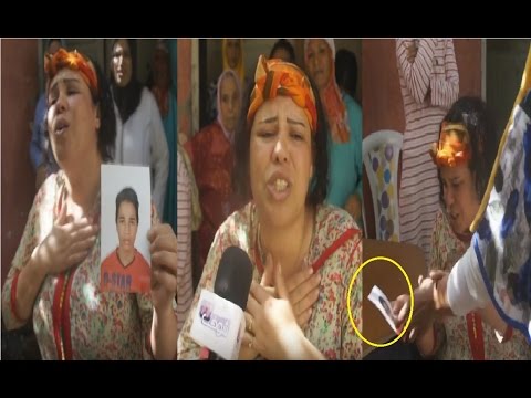 بكاء هستيري لأم الشاب مهدي ضحية مسبح النادي المكناسي
