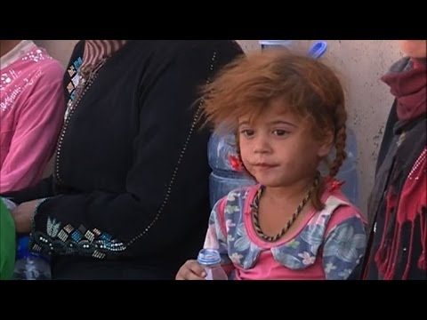 عراقيون نازحون من مدينة الحويجة يجدون ملجا لهم في كركوك