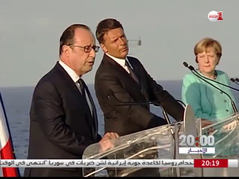 شاهد اجتماع بين ميركل وهولاوند ورينتسي لتعزيز تماسك الاتحاد الأوروبي