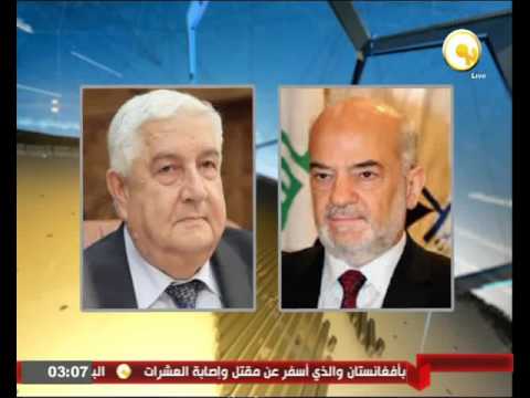 شاهد مباحثات بين وزير الخارجية العراقي ونظيره السوري في بغداد