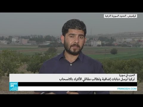 بالفيديو الجيش التركي يتمركز في وسط جرابلس السورية