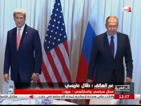 كيري ولافروف يحاولان اتمام تفاصيل التعاون بشأن سورية