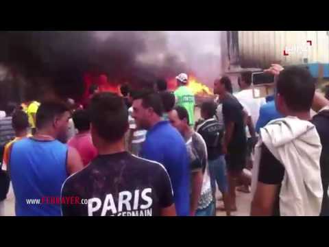 اندلاع حريق مروّع في منطقة الوليدية 