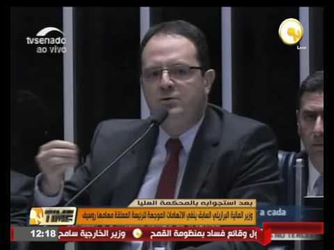 بالفيديو شاهد وزير المال البرازيلي السابق ينفي الاتهامات ضد روسيف