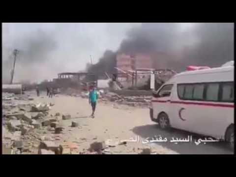 بالفيديو قتلى وجرحى في انفجار مخزن أسلحة يعود لميليشيا عصائب اهل الحق في بغداد