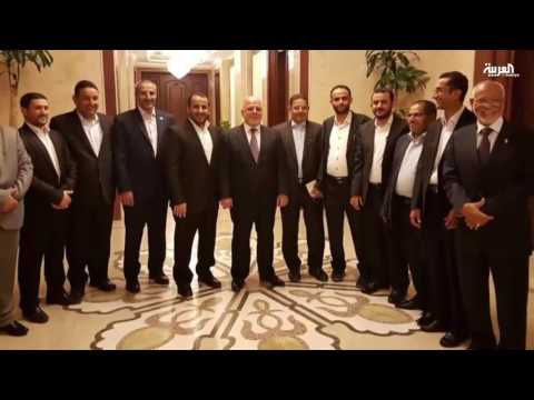 العبادي يستقبل وفد الانقلابيين اليمنيين