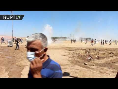 قتيل وعشرات الجرحى عند الحدود السورية التركية