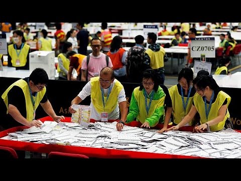 اقبال غير مسبوق على الانتخابات التشريعية في هونغ كونغ