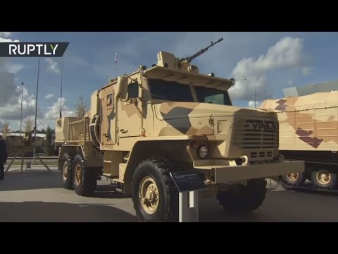 شاهد مدفع آلي جديد يقدّم في معرض الجيش 2016