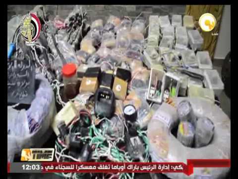 العثور على مخزن بداخله 110عبوات ناسفة في شمال سيناء