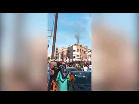 اندلاع حريق في حي بوركون