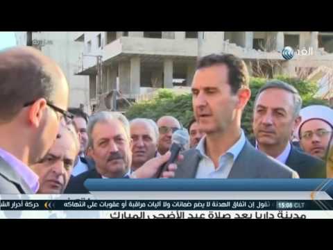 شاهد بشار الأسد ينفي تغيير التوزيع الديمغرافي في المناطق المحرّرة