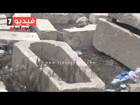 مقبرة بانحسي الفرعونية  تتحول إلى مقلب قمامة