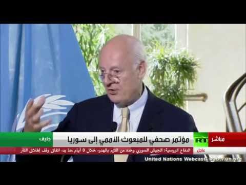 دي ميستورا يؤكد أن هناك مشكلة في توصيل المساعدات لحلب