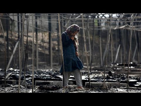مصادر تتويع أن يكون حريق مخيم موريا  في جزيرة ليسبوس اليونانية مفتعلًا