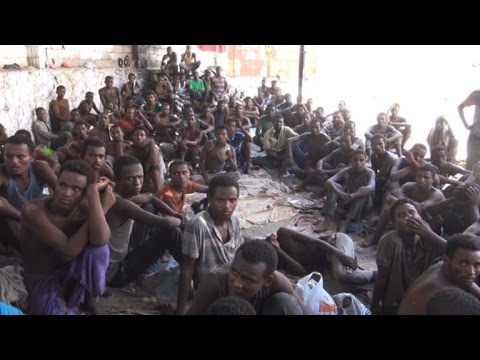 توقيف مهاجرين اثيوبيين غير شرعيين في عدن