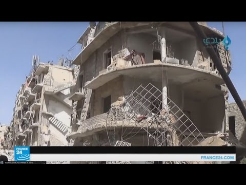 شاهد غارات جوية على حلب وعلى تلبيسة شمال حمص