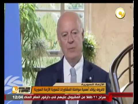 لافروف يؤكد أهمية مواصلة المشاورات لتسوية الأزمة السورية