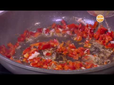 بالفيديو طريقة عمل ومقادير كريب بالسمك بصوص الطماطم