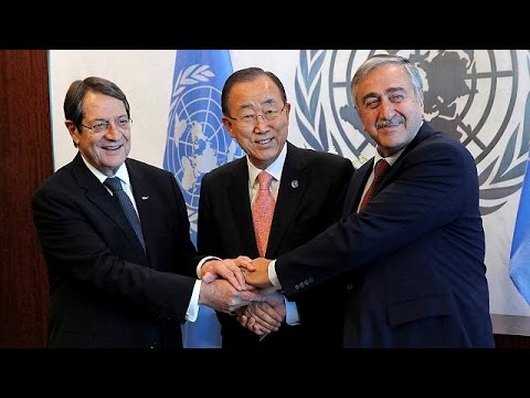 بان كي مون يتعهد بدعم مفاوضات إعادة توحيد قبرص
