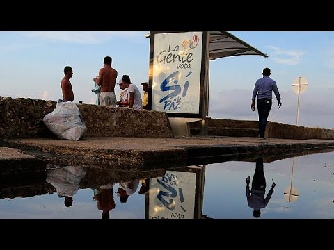حفل توقيع اتفاق السلام التاريخي بين الحكومة الكولومبية ومتمردي فارك