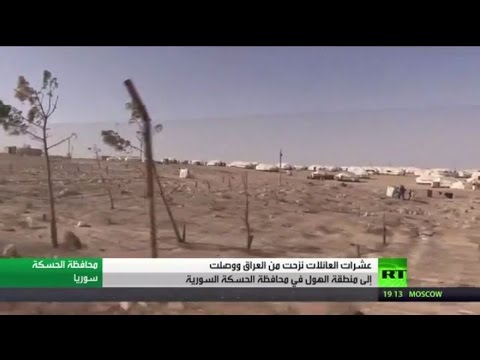 نازحون من الموصل يصلون إلى الحسكة