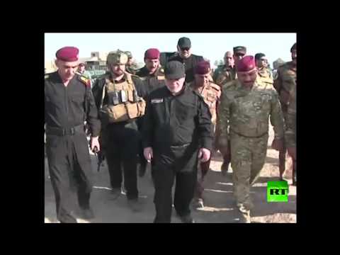 حيدر العبادي يزور القطعات العسكرية قرب الموصل