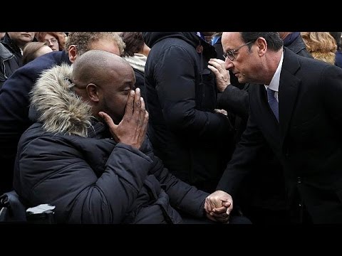 شاهد الرئيس الفرنسي يفتتح مراسم إحياء ذكرى اعتداءات باريس