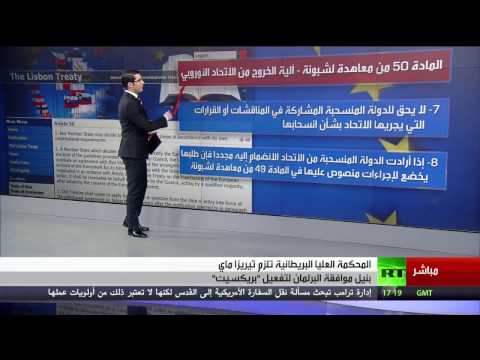 تفعيل بريكسيت رهن موافقة برلمان بريطانيا