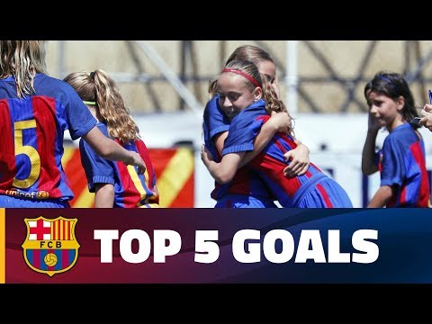بالفيديو أفضل 5 أهداف لشباب أكاديمية برشلونة الماسية