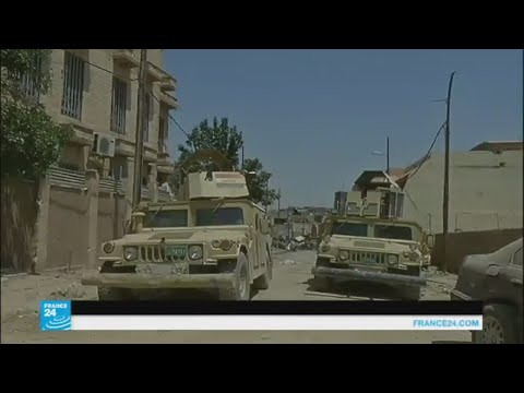 شاهد القوات العراقية تطهر حي الشفاء