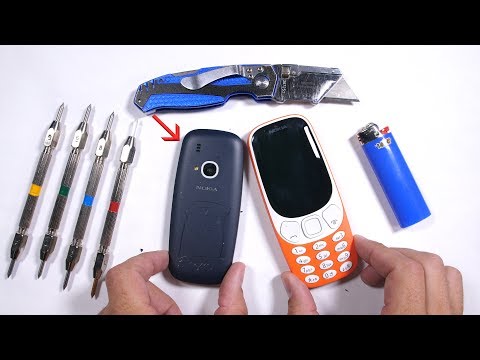 هاتف نوكيا 3310 ينجح في اختبار المتانة والانحناء والحرق
